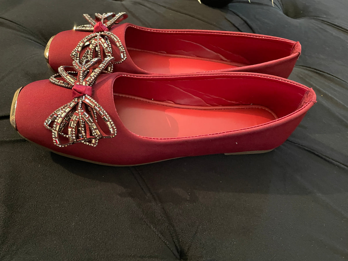 White Pearl Butterfly Pumps (Copy 2)