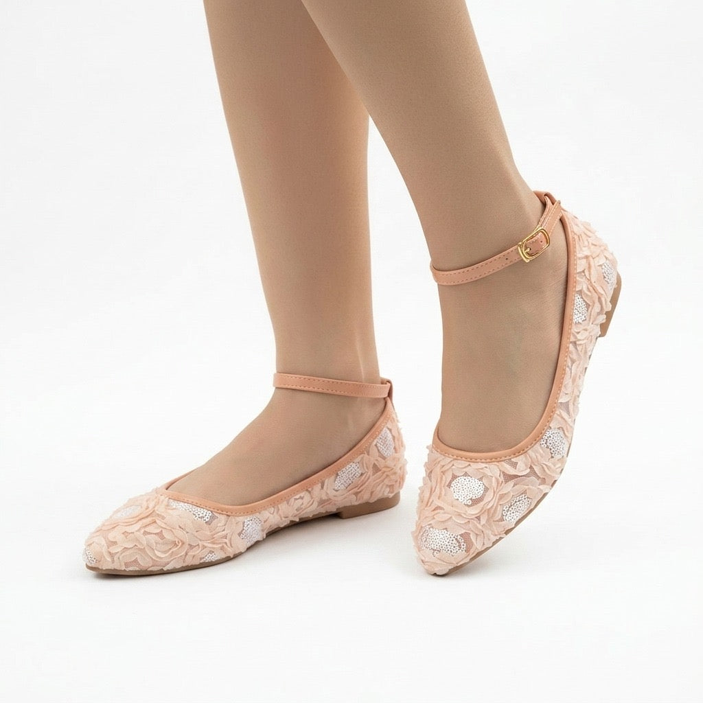 White Pearl Butterfly Pumps (Copy 3)