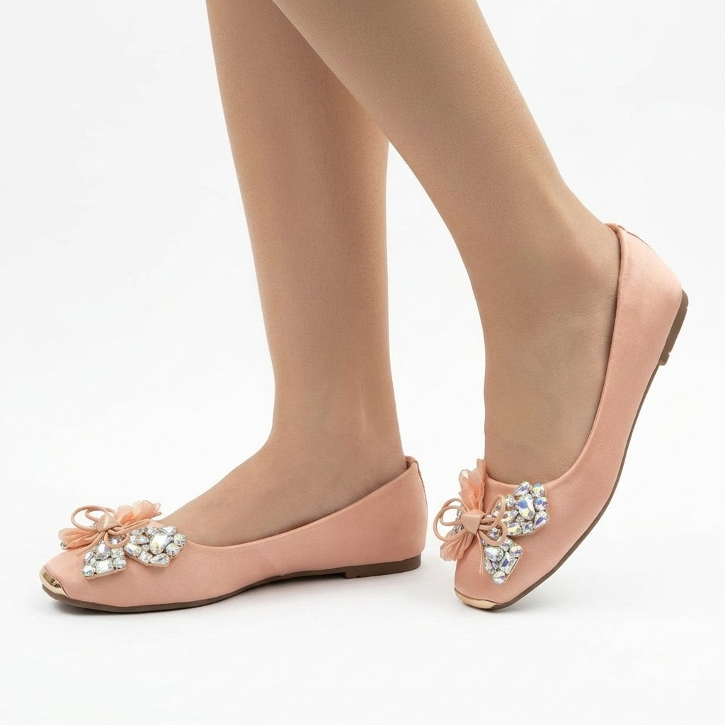 White Pearl Butterfly Pumps (Copy)