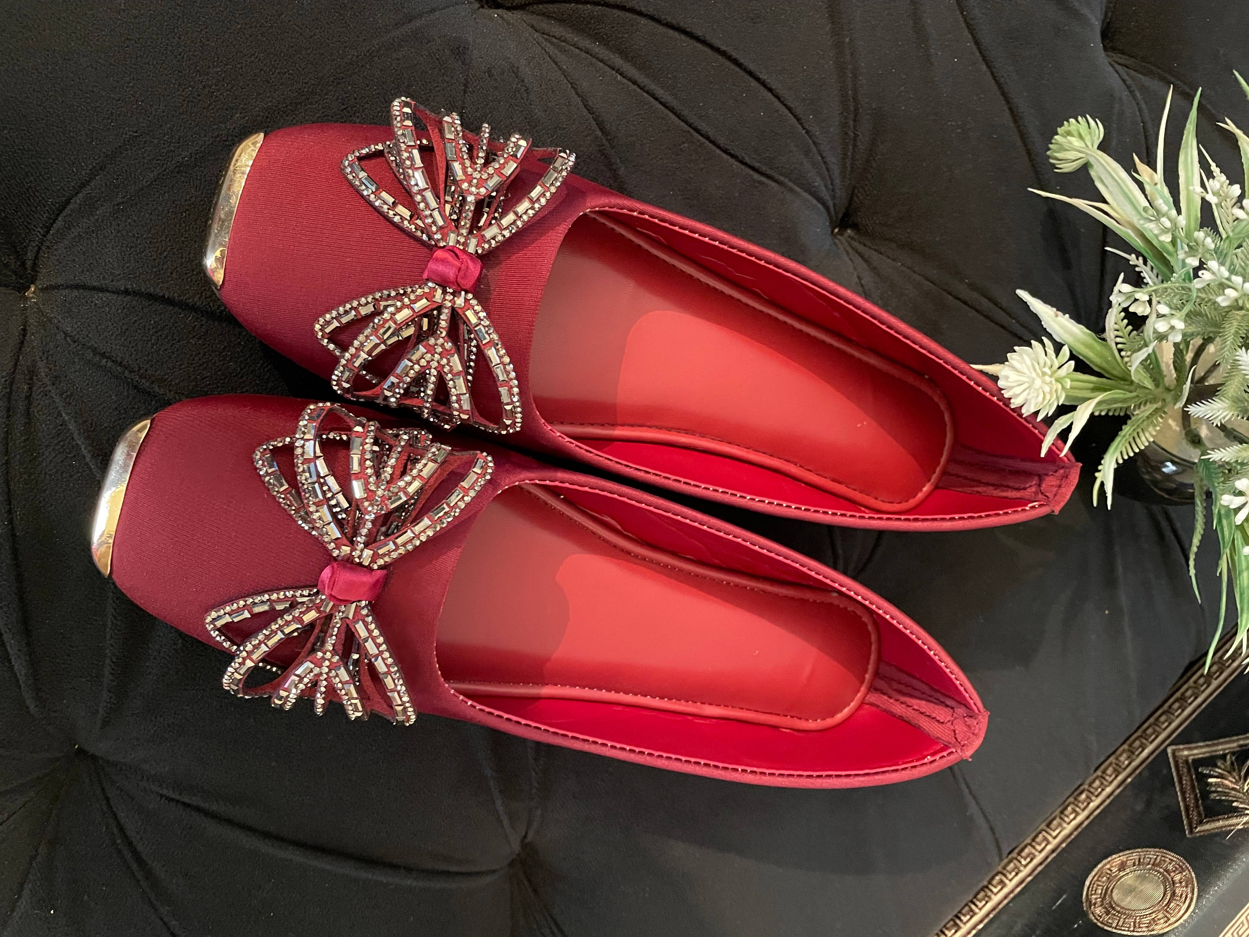White Pearl Butterfly Pumps (Copy 2)